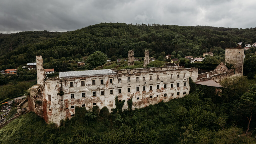 Burg Ruine Gars am Kamp Tronnenaufnahme